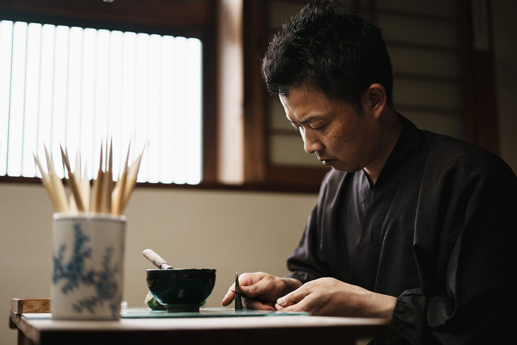 紙巻筆 職人 攀桂堂 藤野純一