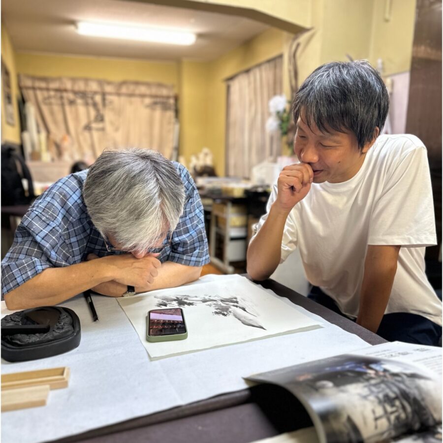 大和松煙 試し墨sq